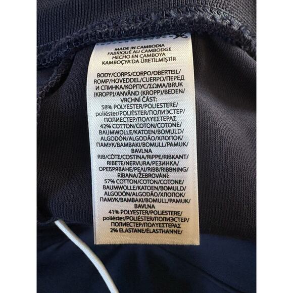 RareShortm6-athletic 30/1 Double Knt Cvs Polo Ralph Lauren Men’s Sz XL Navy Blue - Picture 10 of 13